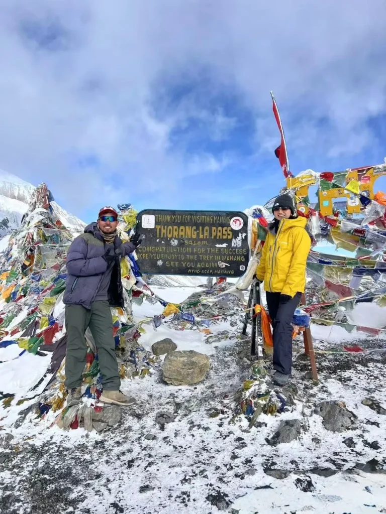 Manaslu Circuit Trek , Thorangla pass 5616m
