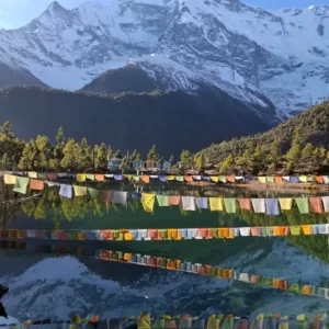 Manaslu Circuit Trek , green lake