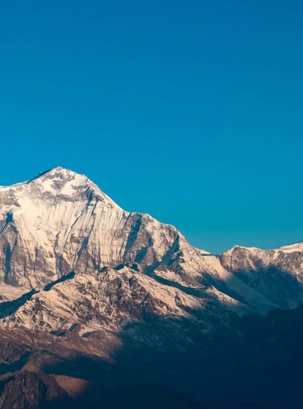 Dhaulagiri Mountain, the 7th highest peak in the world, viewed from Poon
