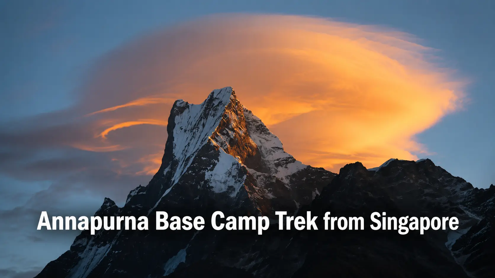 Annapurna Base Camp Trek from singapore