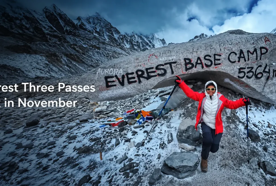 Everest Three Passes Trek in November