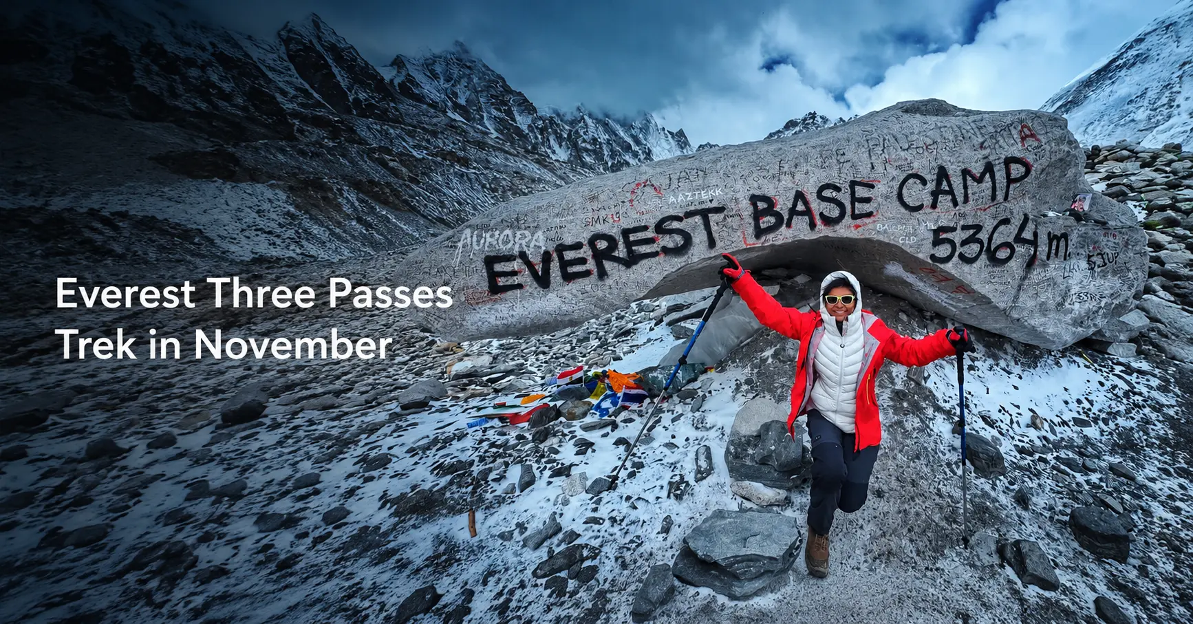 Everest Three Passes Trek in November