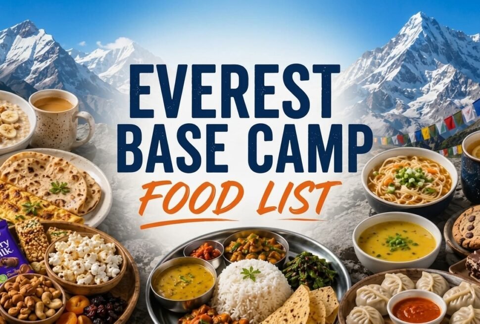 Food and Nutrition on the Everest Base Camp with Gokyo Lake Trek