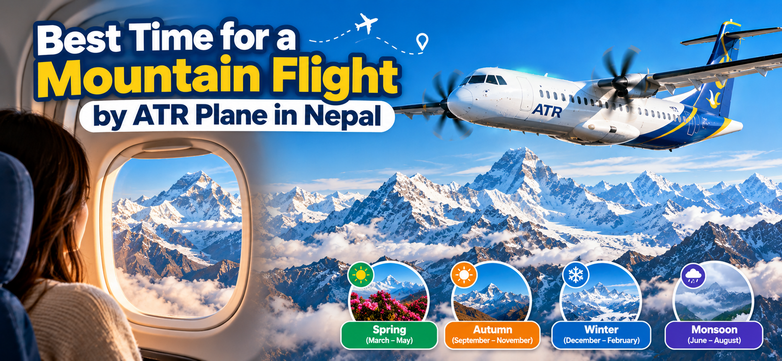 Best Time for a Mountain Flight by ATR Plane in Nepal
